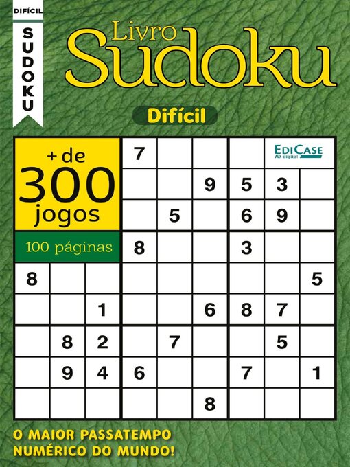 Title details for Sudoku Números e Desafios by EDICASE GESTAO DE NEGOCIOS EIRELI - Available